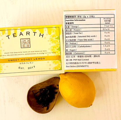 TEARTH |蜂蜜檸檬紅茶|Sweet honey lemon|2g*25bag