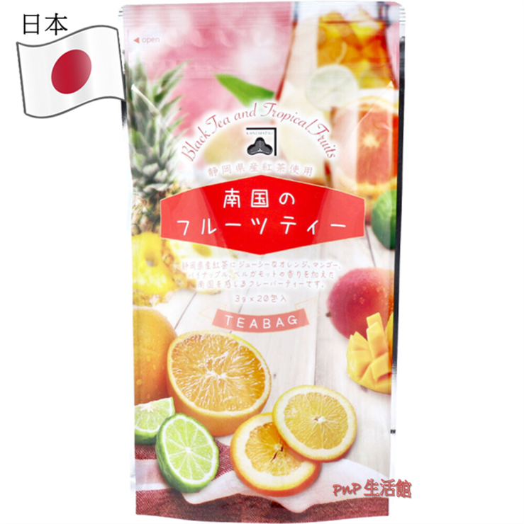 日本靜岡熱帶水果紅茶（靜岡縣產）| 3g×20包入