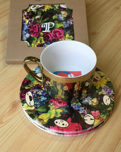 IIP Floral Coffee Cup Set