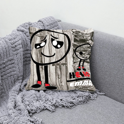 "Hello my LOVE" Cushion Cover | Personalized Gift