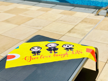 Load image into Gallery viewer, &quot;IIP Give Love Laugh Lots&quot; Travel Towel
