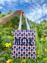 Load image into Gallery viewer, Mr. Moe in Blue Tote Bag
